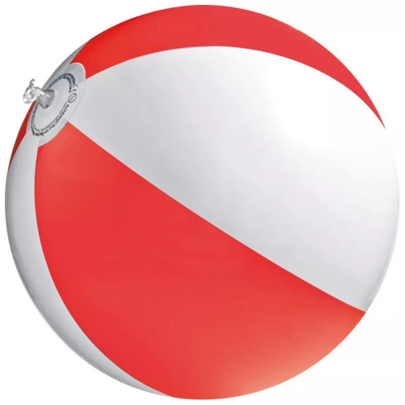 Dmuchana piłka plażowa średnica 26 cm - czerwony (5105105)