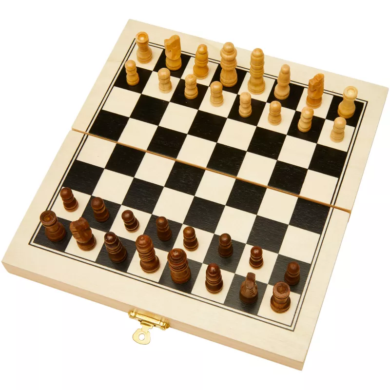 King drewniany zestaw szachowy - Piasek pustyni (10456306)