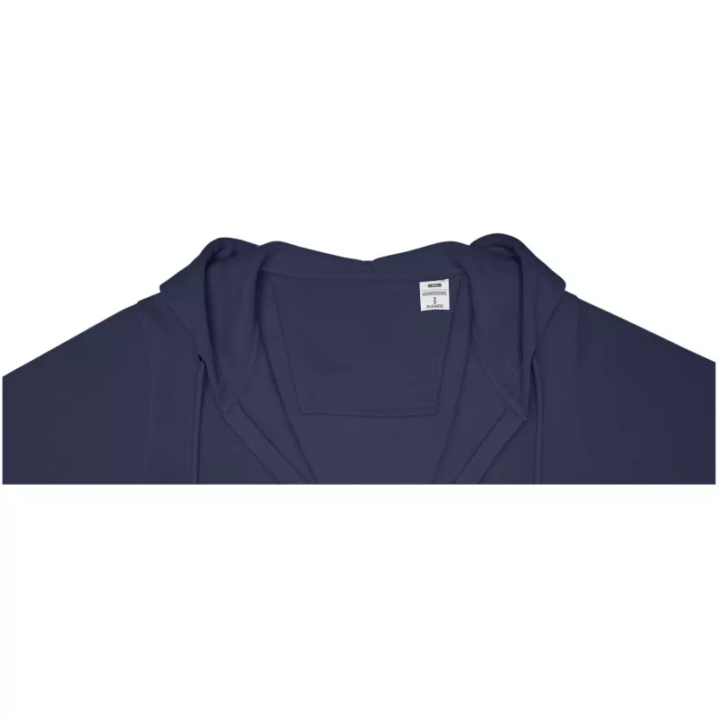 Damska bluza z kapturemTheron  z zamkiem błyskawicznym - Granatowy (38230-navy)