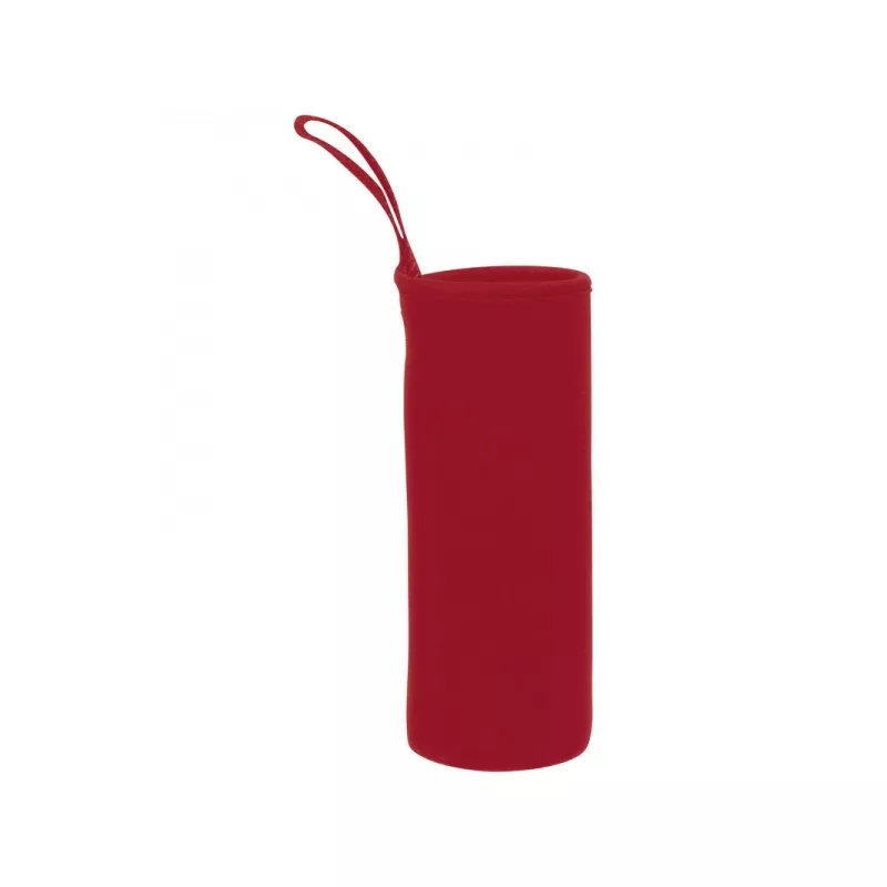 Butelka reklamowa szklana 500 ml Klagenfurt - czerwony (084205)