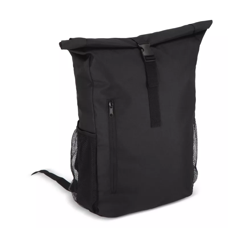 Plecak rowerowy R-PET 600D Rolltop 20L - czarny (LT95351-N0002)