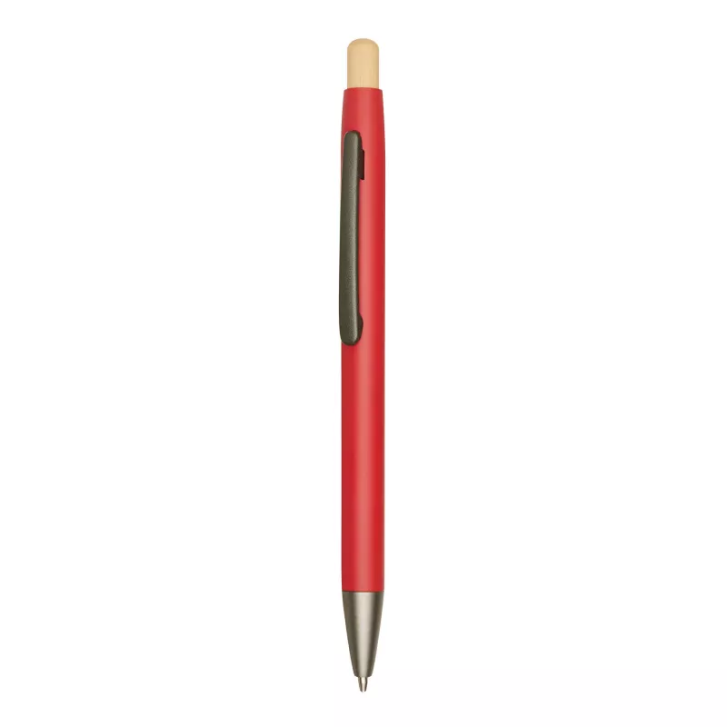 Długopis aluminiowy BAMBOO PUSHER - czerwony (56-1102255)