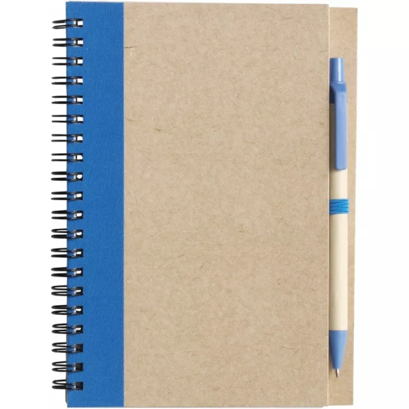 Notatnik ok. A5 z długopisem - niebieski (V2389/A-11)