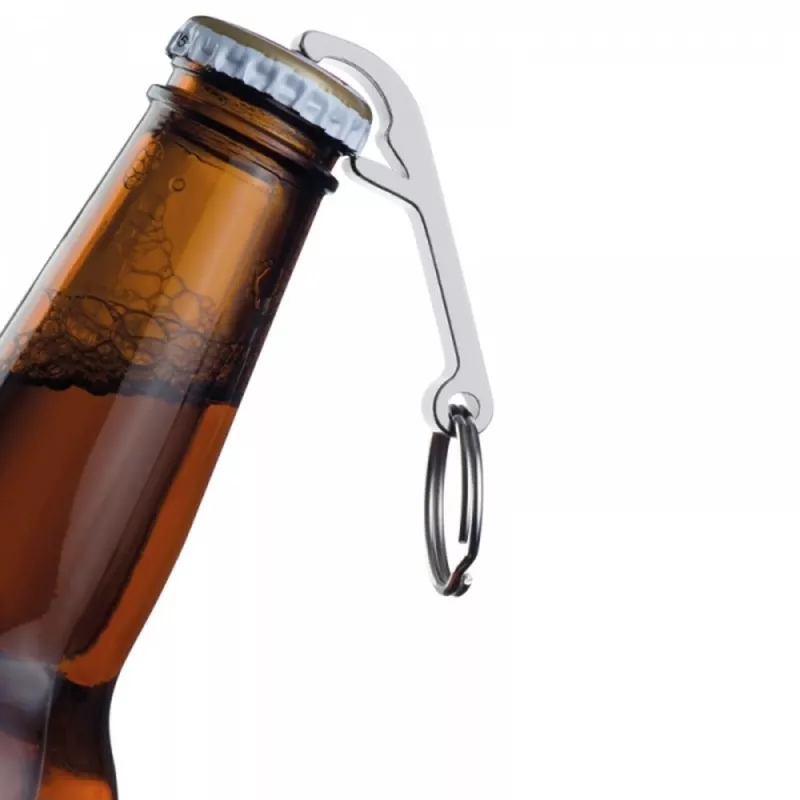 Brelok metalowy otwieracz do butelek WORCESTER - szary (904207)