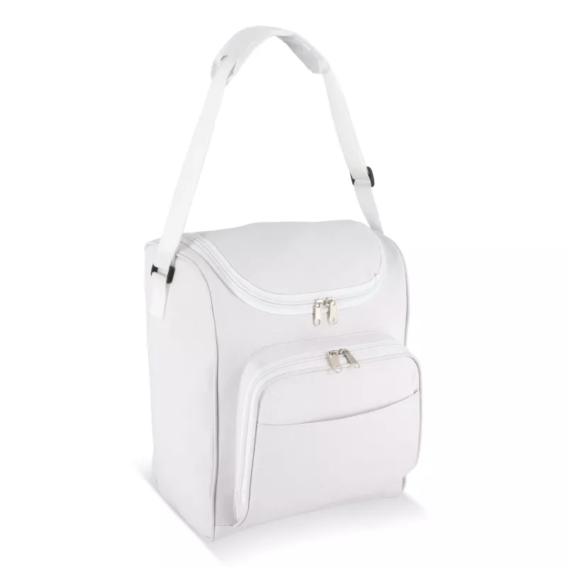 Torba chłodząca R-PET 600D 26 x 19 x 34cm 13L - biały (LT95394-N0001)