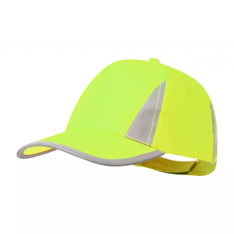 Brixa odblaskowa czapka z daszkiem - żółty (AP733927-02)