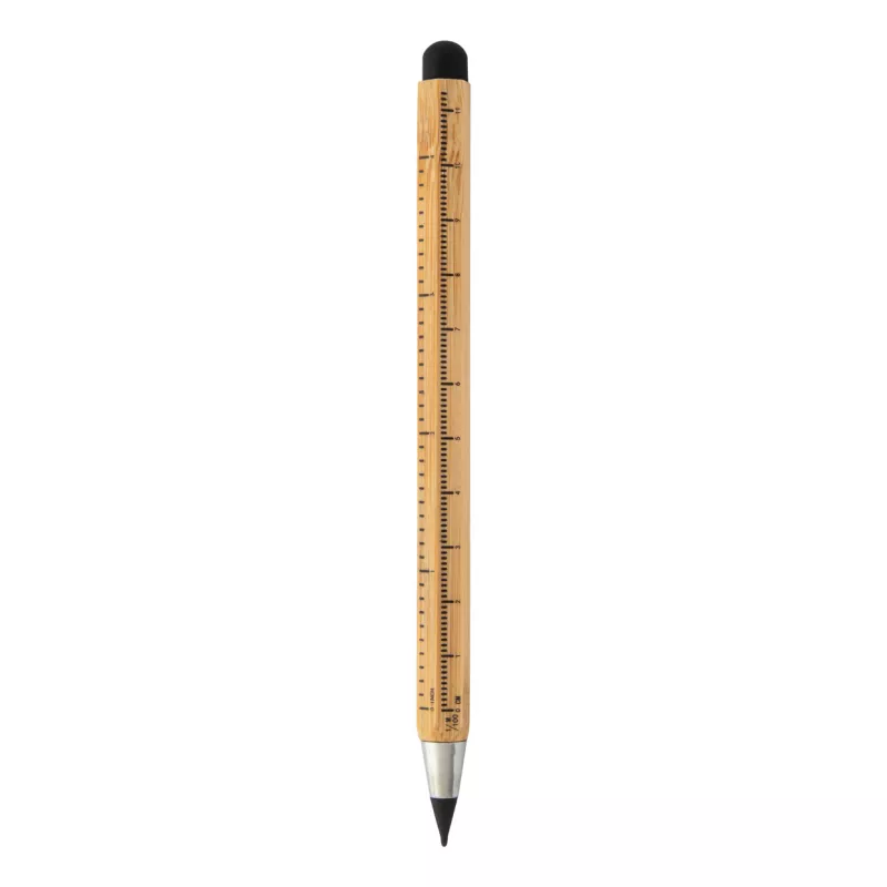 Boloid długopis bezatramentowy z linijką - naturalny (AP808086)