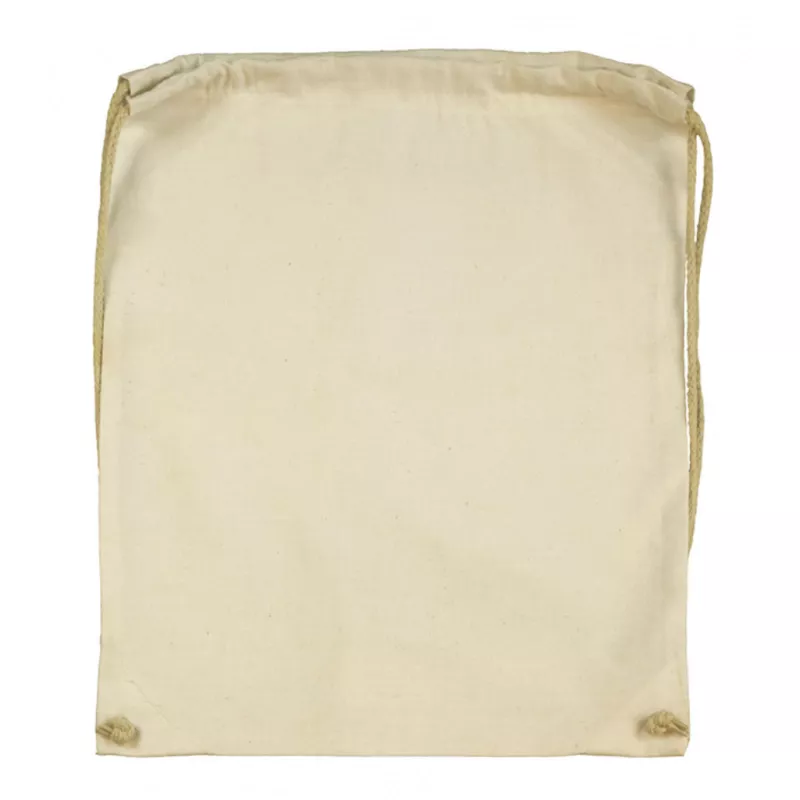 Plecak bawełniany na sznurkach Jassz 140 g/m², 38 x 42 cm - Natural (602.57-NATURAL)