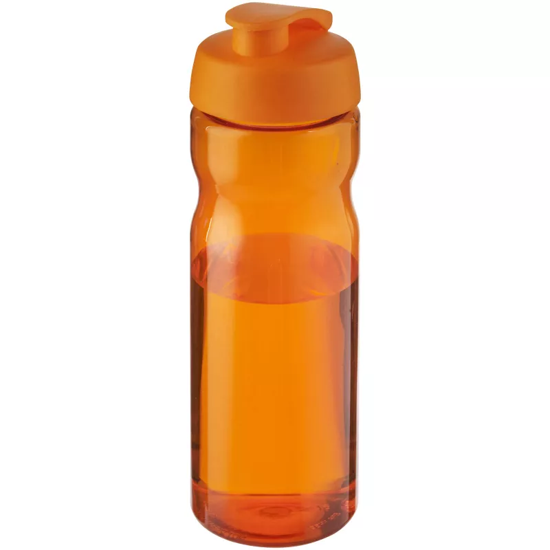 Bidon H2O Eco o pojemności 650 ml z wieczkiem zaciskowym - Pomarańczowy-Pomarańczowy (21009715)