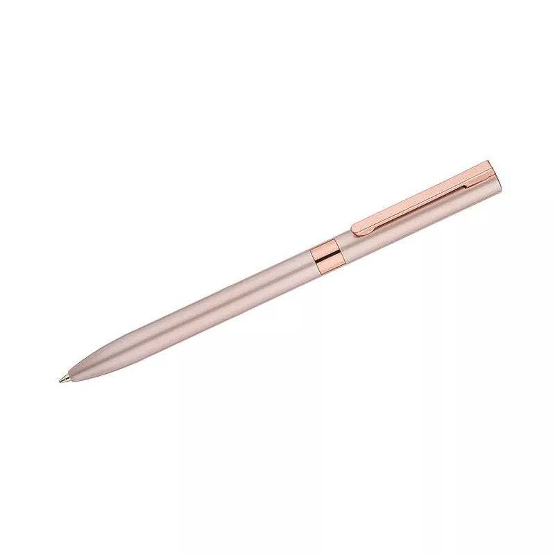 Długopis żelowy GELLE czarny wkład - różowy (19619-21)