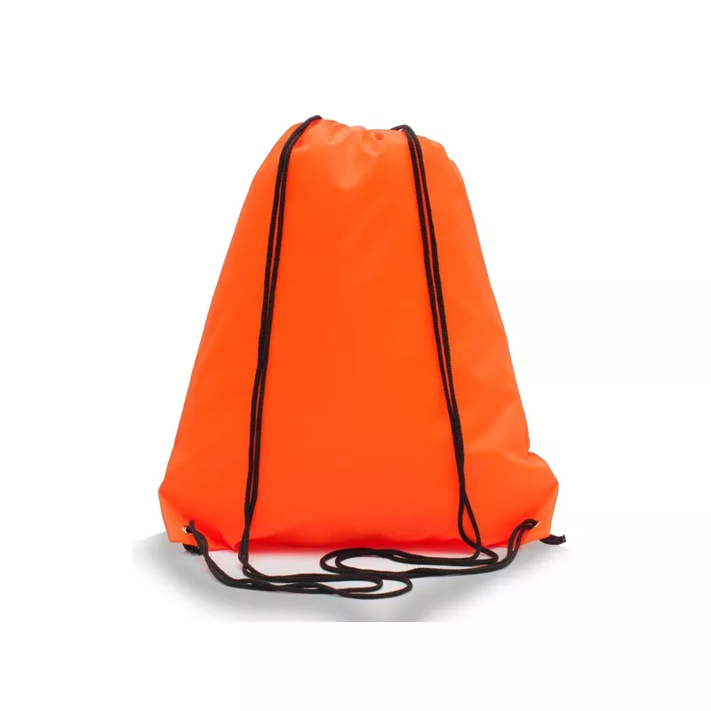 Plecak promocyjny na sznurkach poliestrowy, 33.5 x 42 cm - pomarańczowy (R08695.15)