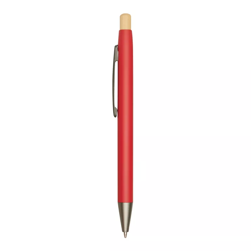Długopis aluminiowy BAMBOO PUSHER - czerwony (56-1102255)
