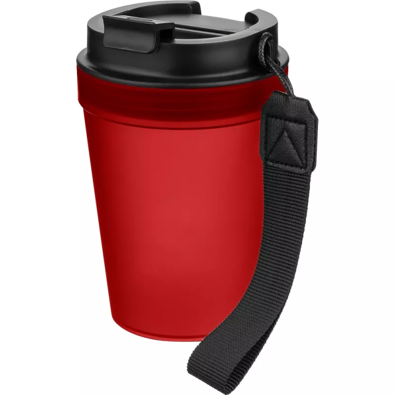 Kubek podróżny 350 ml - czerwony (VB287-05)