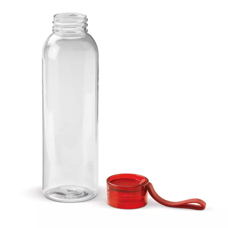 Butelka tritanowa 600ml - czerwony transparentny (LT98766-N0421)