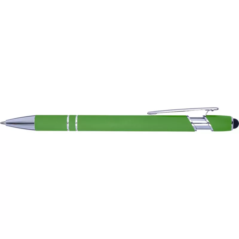 Długopis z touch pen-em - limonkowy (V1917-09)