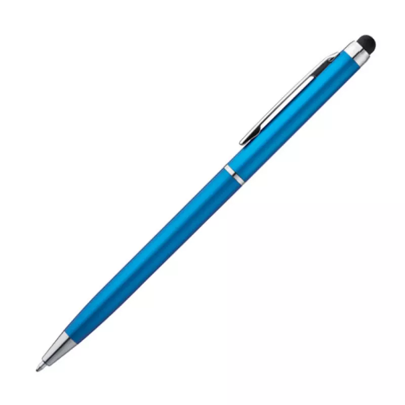 Długopis plastikowy touch pen - jasnoniebieski (1878624)