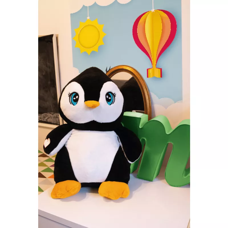 Duży pluszowy pingwin - biały, czarny (56-0502624)