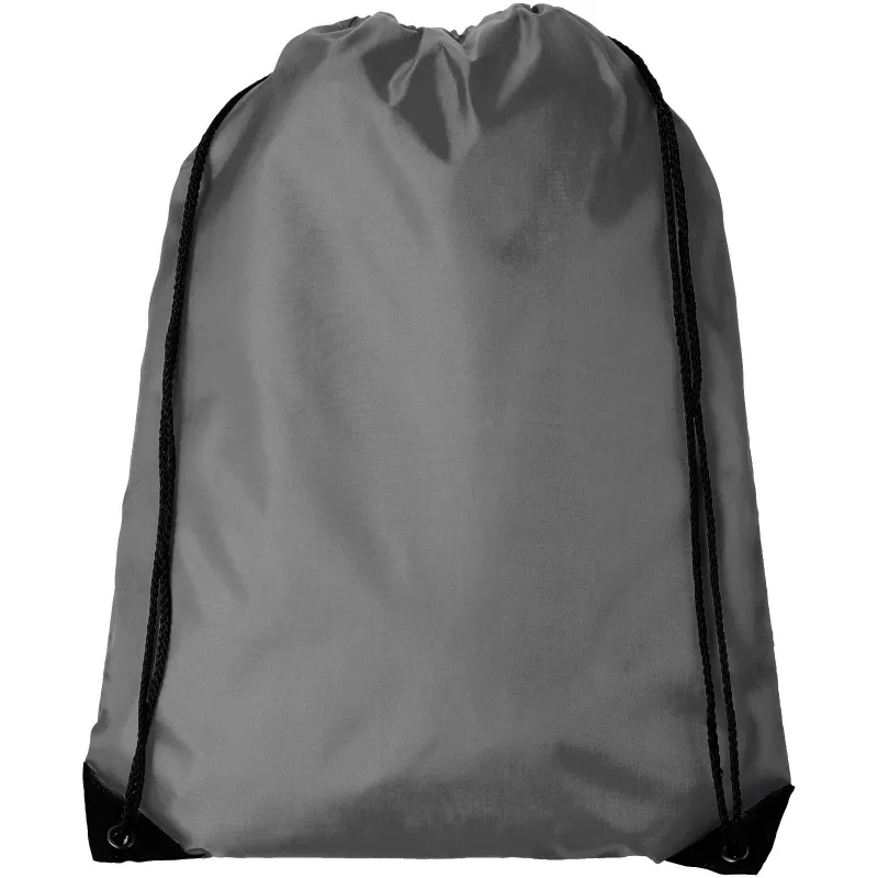 Plecak na sznurkach poliestrowy Oriole Premium, 33 x 44 cm - Szary (11938505)