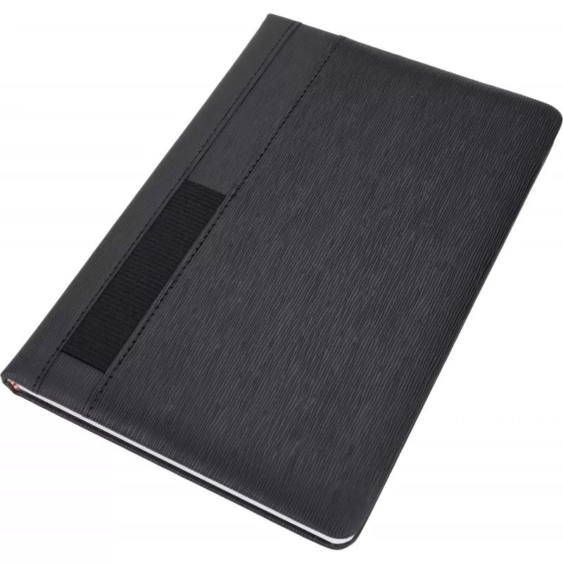 Notatnik A5 w kratkę CLELIA - czarny (2136303)