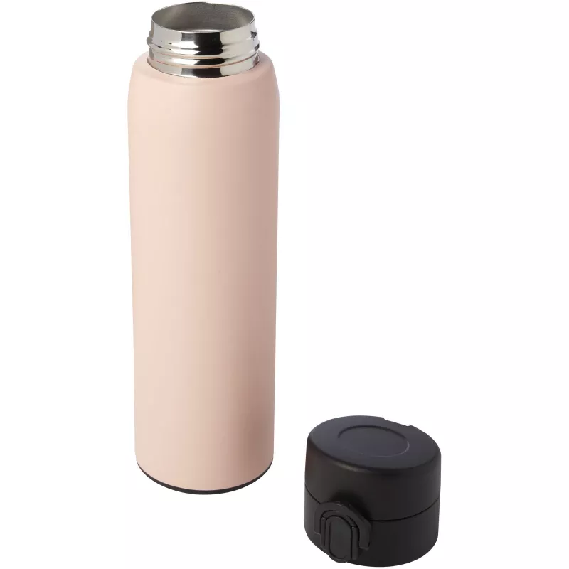 Sika izolowany termos o pojemności 450 ml wykonany ze stali nierdzewnej pochodzącej z recyklingu z certyfikatem RCS - Pale blush pink (10078840)