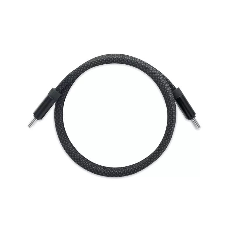 Kabel magnetyczny pleciony USB-C 60W z RPET BRAID - Czarny (MO2778-03)