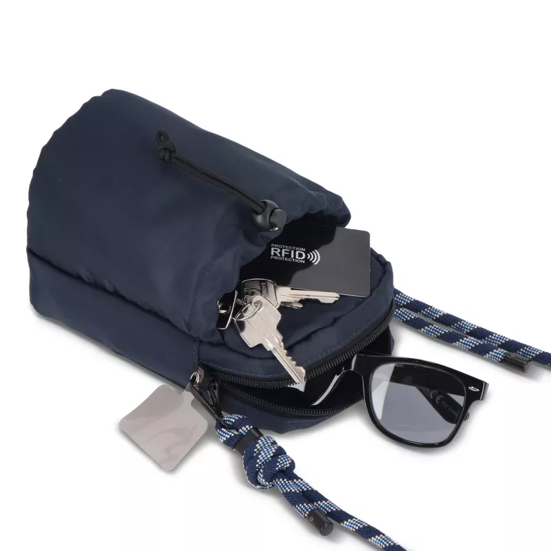 Saszetka Hydrate Everyday Essentials z paskiem z paracordu - ciemnoniebieski (LT95322-N0010)