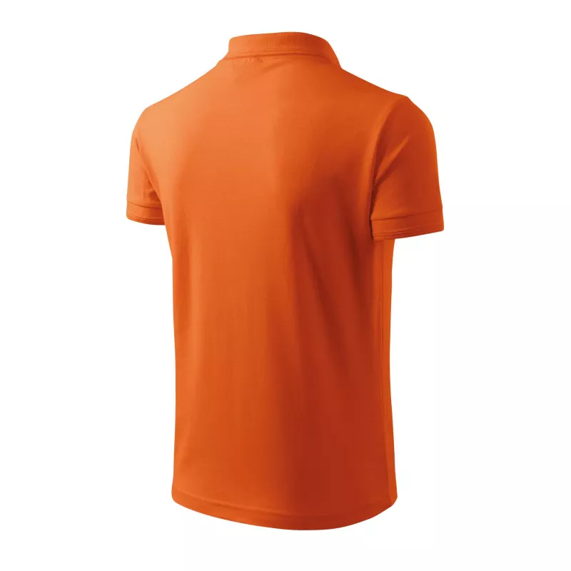 Męska koszulka polo 200 g/m² PIQUE  POLO 203 - Pomarańczowy (ADLER203-POMARAńCZOWY)