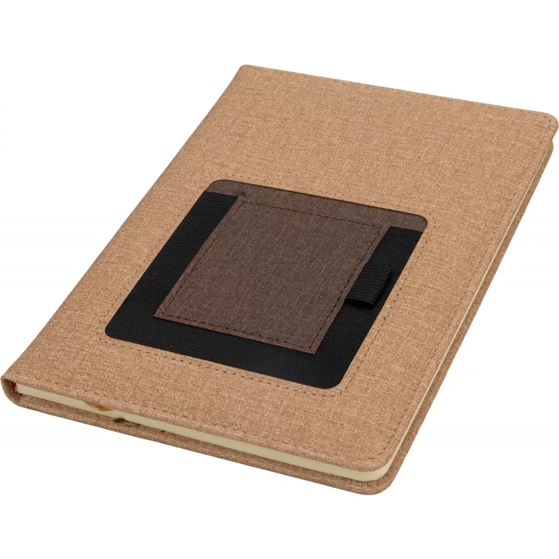 Notes A5 w kropki TILBURG - beżowy (268113)