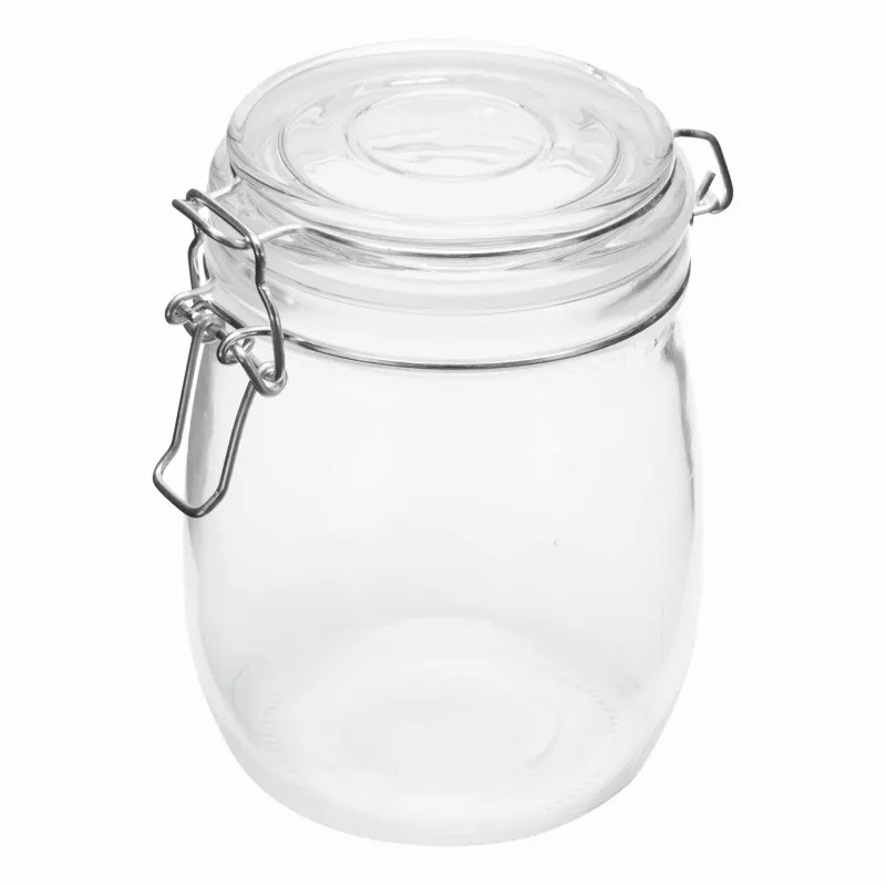 Szklany słoik, pojemność ok. 750 ml - transparentny (56-0306047)
