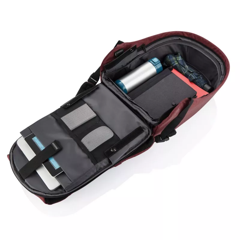 Bobby Hero Small plecak chroniący przed kieszonkowcami - wiśniowy (P705.704)