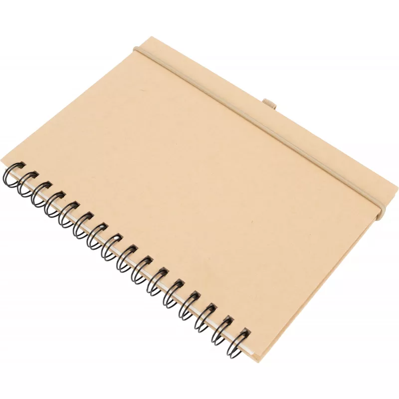 Notes A5 w linie z papieru z recyklingu SILKEBORG - beżowy (321713)