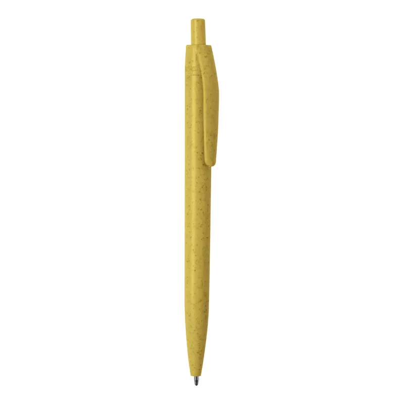 Wipper długopis ze słomy pszenicznej - żółty (AP721524-02)