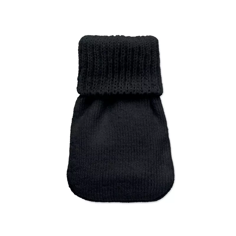 Ogrzewacz do rąk w dzianinowym pokrowcu WARMMUFF - Czarny (MO2667-03)