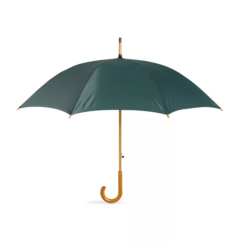 Parasol automatyczny 23,5" z drewnianą rączką CUMULI - Zielony (KC5131-09)