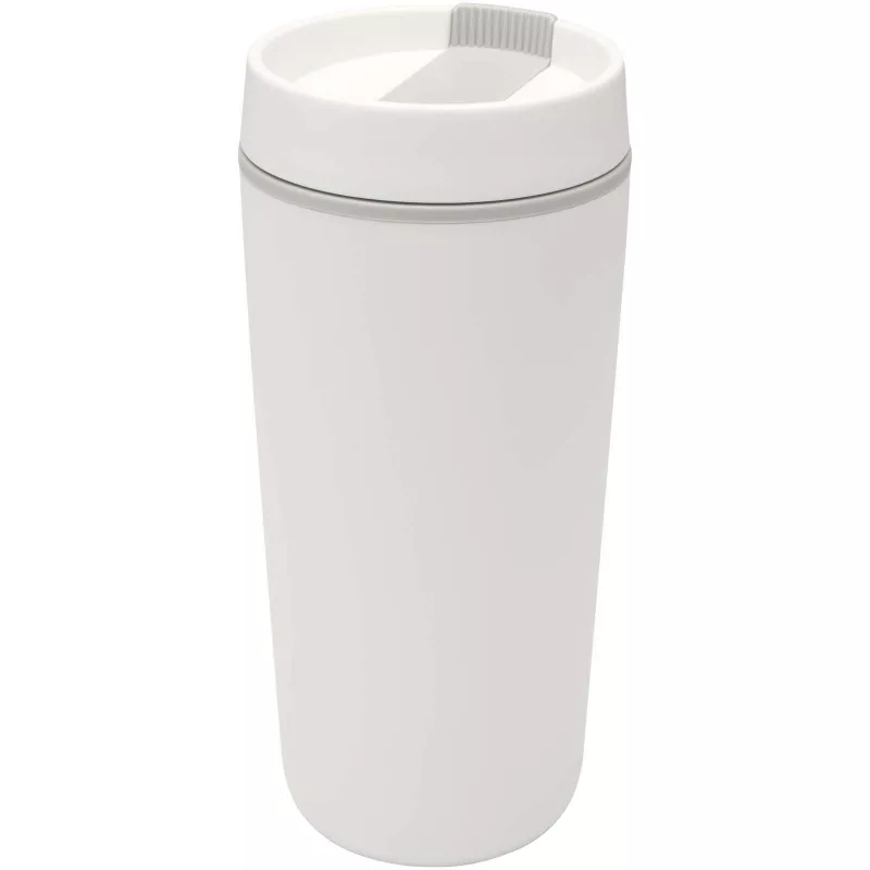 Sedona - kubek plastikowy o pojemności 480 ml, z podwójnymi ściankami - Biały (10095301)