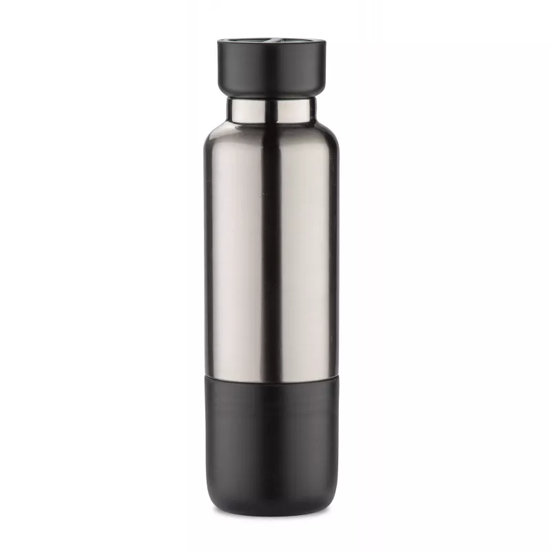 Butelka termiczna ze smyczką RON 500 ml - czarny (16243-02)