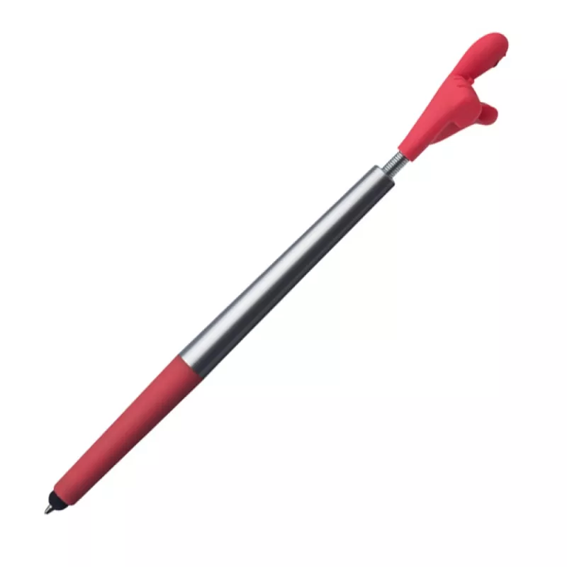 Długopis plastikowy CrisMa Smile Hand - czerwony (1341505)