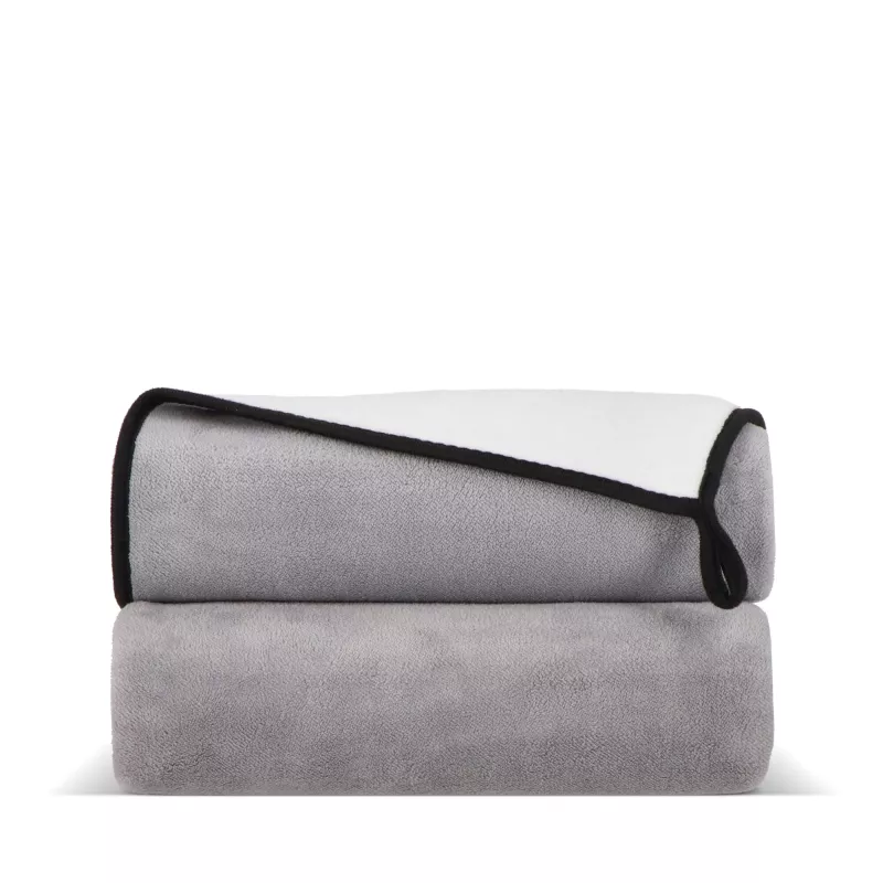 Dwuwarstwowy koc coral fleece 120 × 150 cm (500 g/m²) sublimacja - szary (LT97216-N0061)