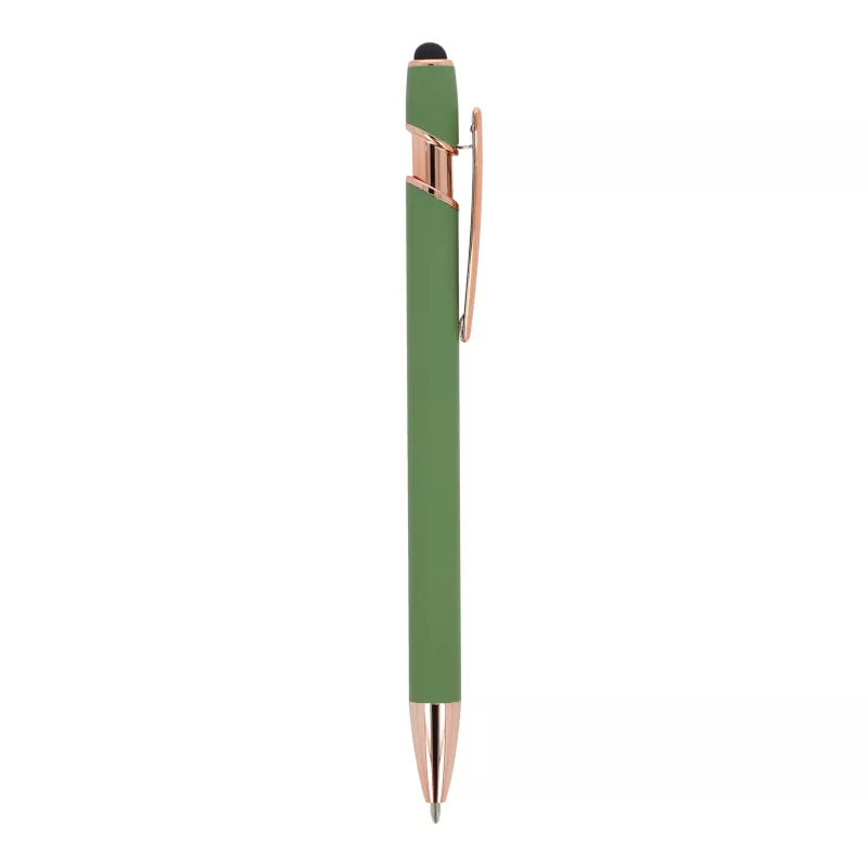 Ballpen Paris Deluxe Metal Rubberised - Oliwkowa zieleń (LT87783-N0043)
