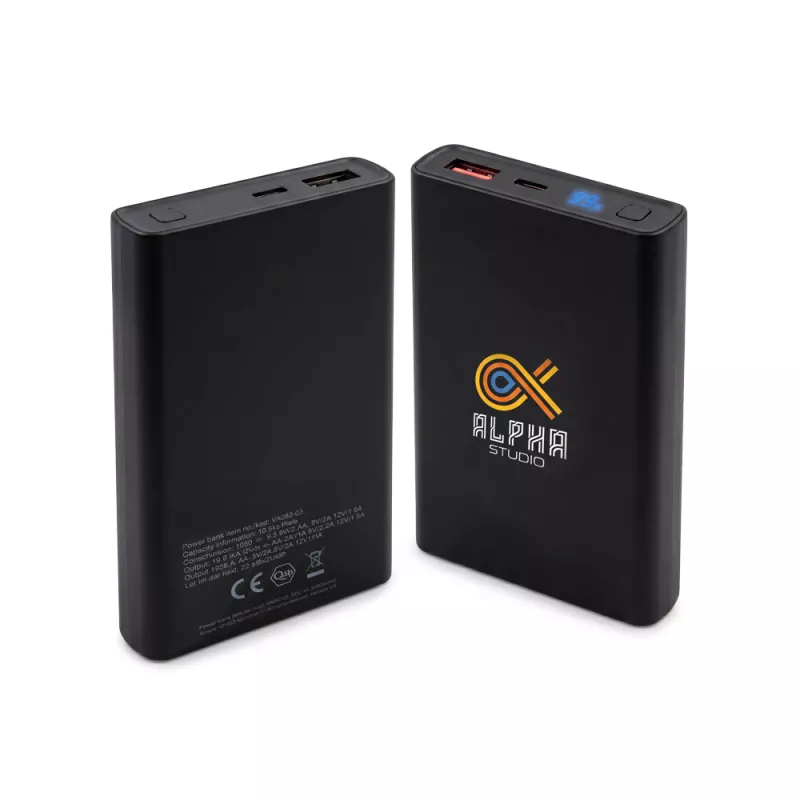 Power bank 10000 mAh | Nils - czarny (VA082-03)