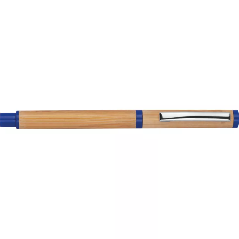 Zestaw piśmienniczy bambusowy - niebieski (1255804)