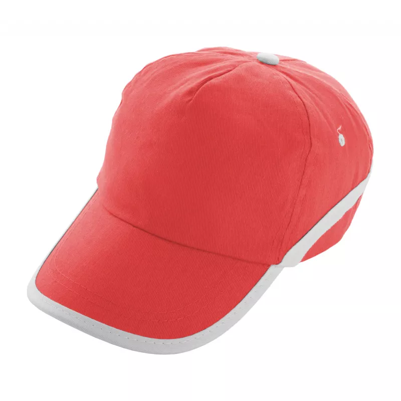 Line czapka z daszkiem - czerwony (AP761005-05)