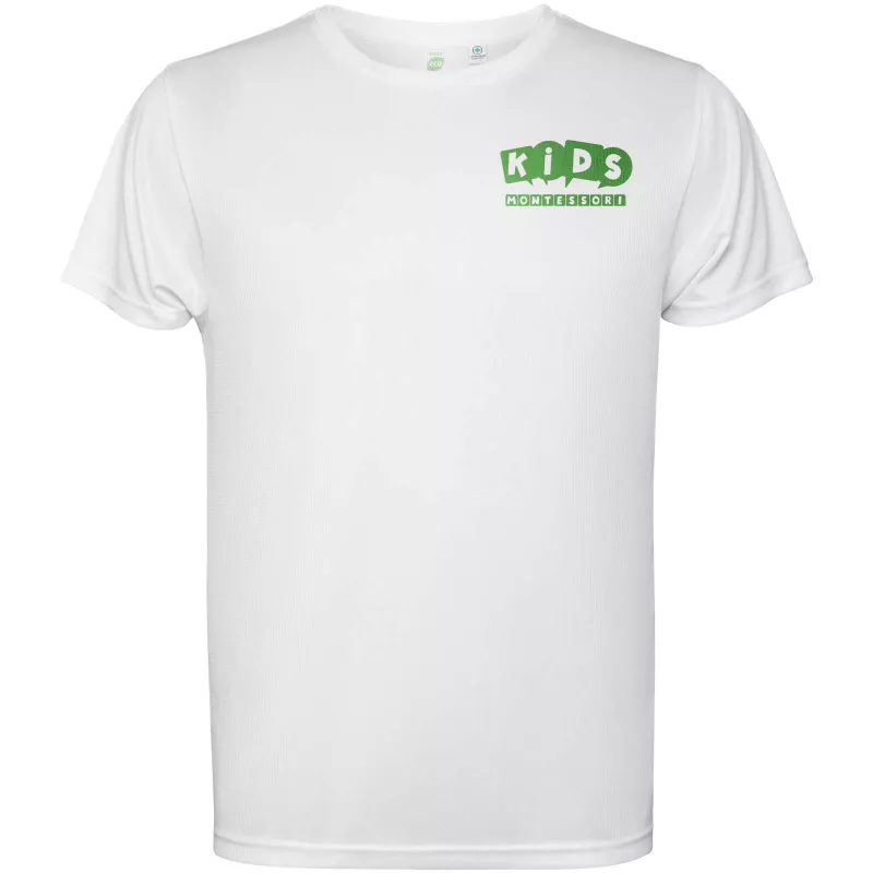 Estoril short sleeve kids t-shirt - Biały (K0430-WHITE)