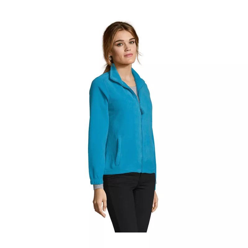 Polar damski rozpinany 300 g/m² Sol's NORTH WOMEN - Aqua (S54500-AQ)