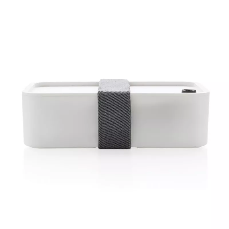 Pudełko śniadaniowe, łyżkowidelec - biały (P269.593)