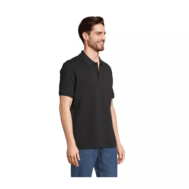 Koszulka polo organiczna 210 g/m² Sol's PEGASE - Czarny (S04242-BK)