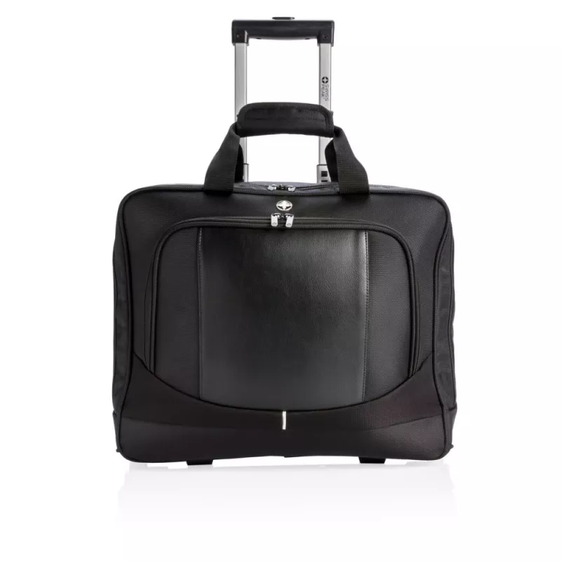 Torba na laptopa 15,4", walizka na kółkach Swiss Peak - czarny (P742.020)