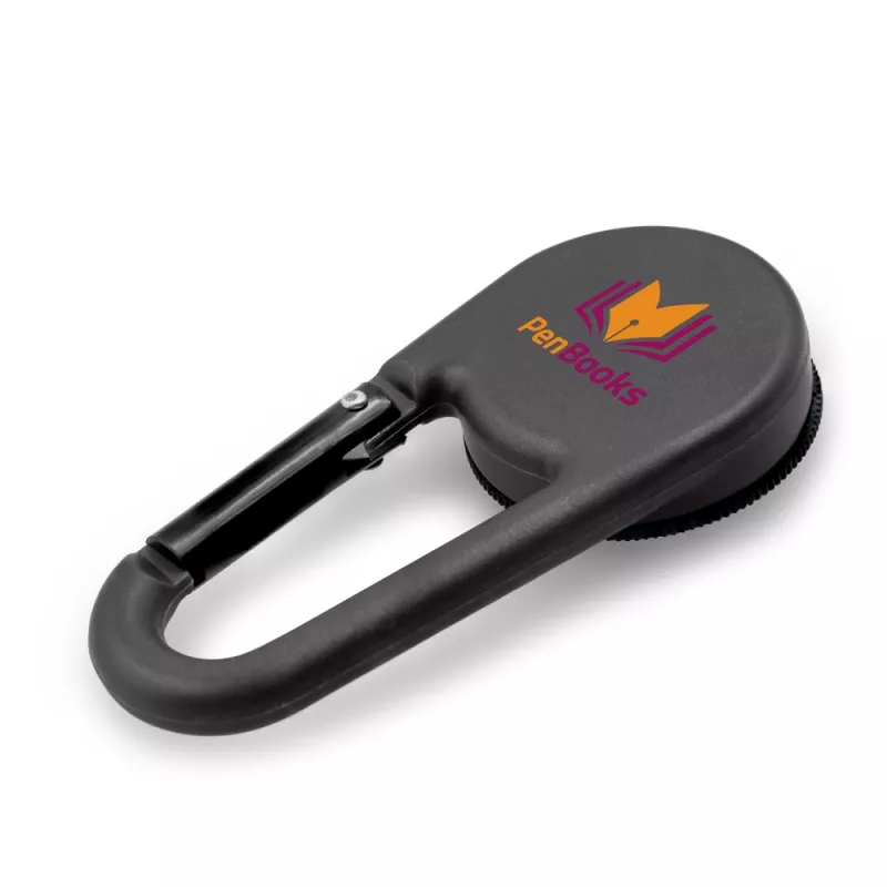 Kompas z karabińczykiem - czarny (V8682-03)