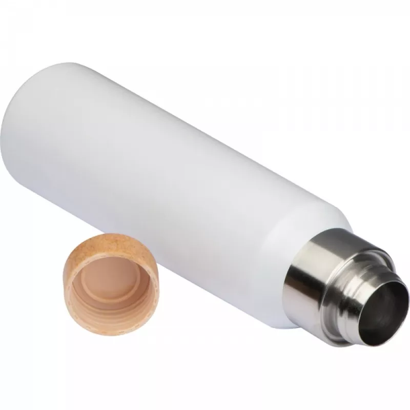 Butelka termiczna stalowa 500 ml ALESSANDRO - biały (6150906)