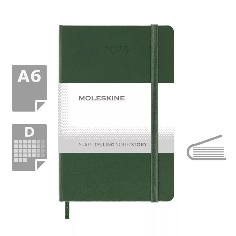 Kalendarz MOLESKINE - khaki (VM292-25/2027)